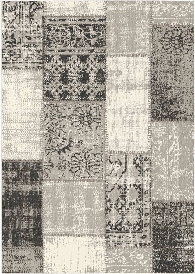 Karat Buitenkleed Tuintapijt Vloerkleed Cotton Grijs 80 x 150 cm