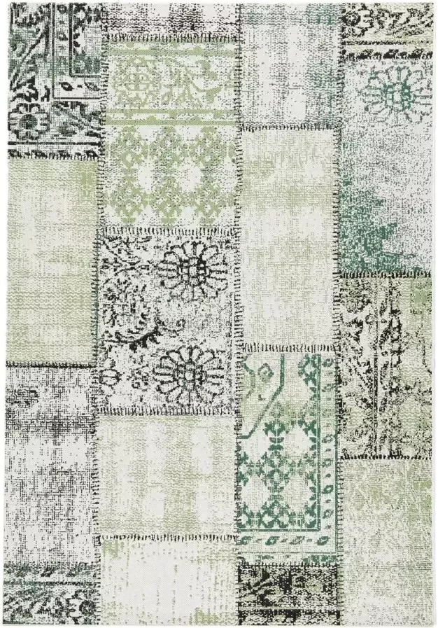 Karat Buitenkleed Tuintapijt Vloerkleed Cotton Groen 120 x 170 cm