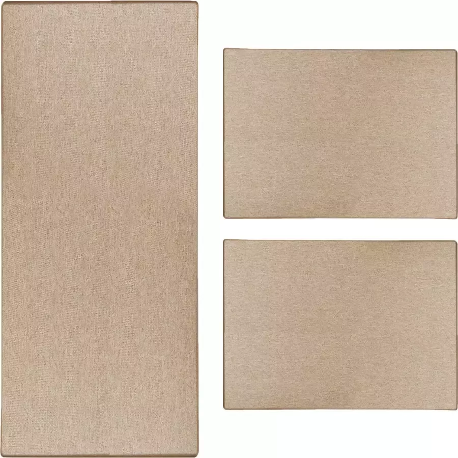 Floordirekt Slaapkamen vloerkleed in Sisal-Optik Sabang 3-Delig Natuur 1 Loper: 67 x 330 cm + 2 Loper: 67 x 130 cm - Foto 2