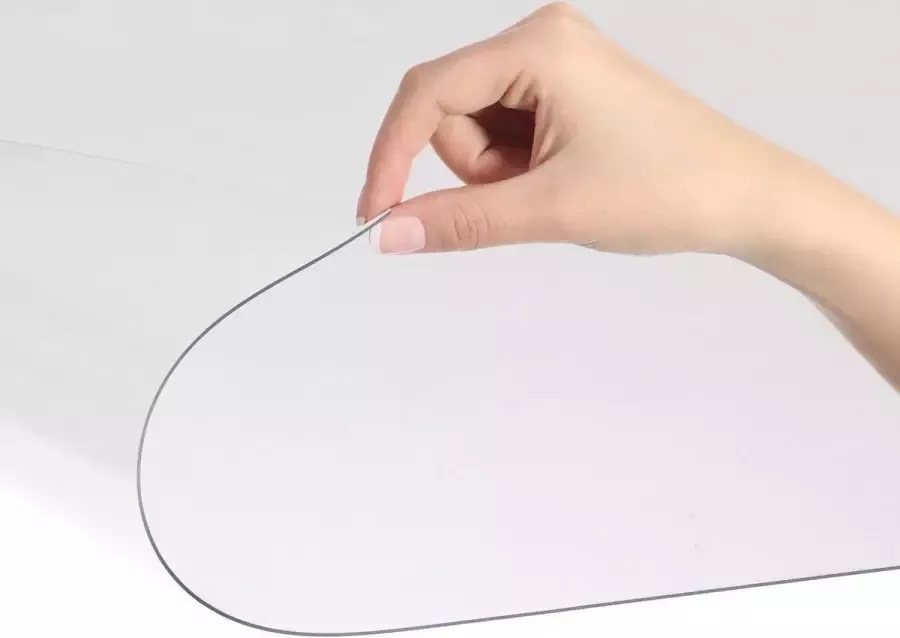 Floordirekt Vloerbeschermer Neo Plus Bureaustoelmat voor harde vloeren Geluiddempend PVC 90 x 200 cm