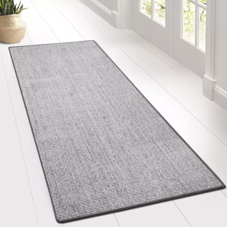 Floordirekt Vloerkleed Sisal Tapijt Sylt Grijs 200 x 200 cm