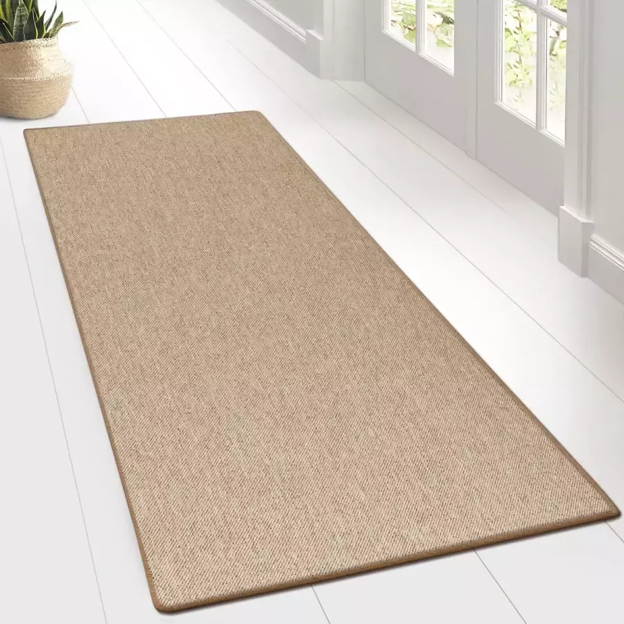 Karat Vloerkleed Tapijt Sabang Sisal uiterlijk Natuur 100 x 200 cm