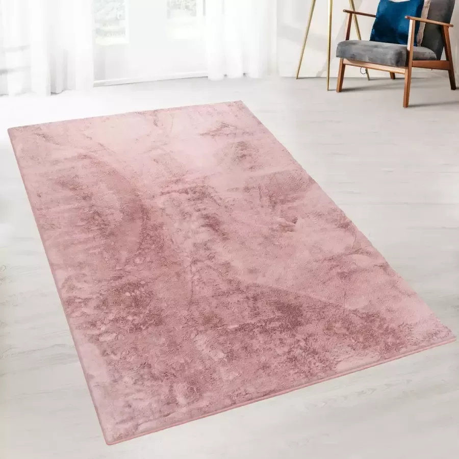 Karat Vloerkleed Tapijt Soft Paradise Rosé 160 x 240 cm