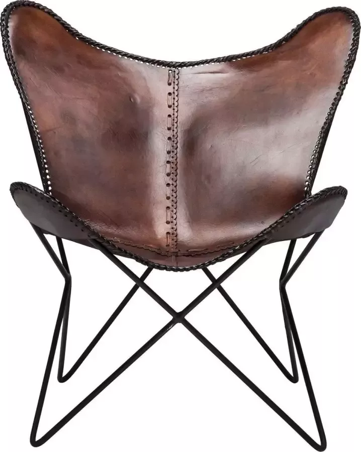 Kare Design Fauteuil Butterfly Brown Eco Bruin - Foto 1