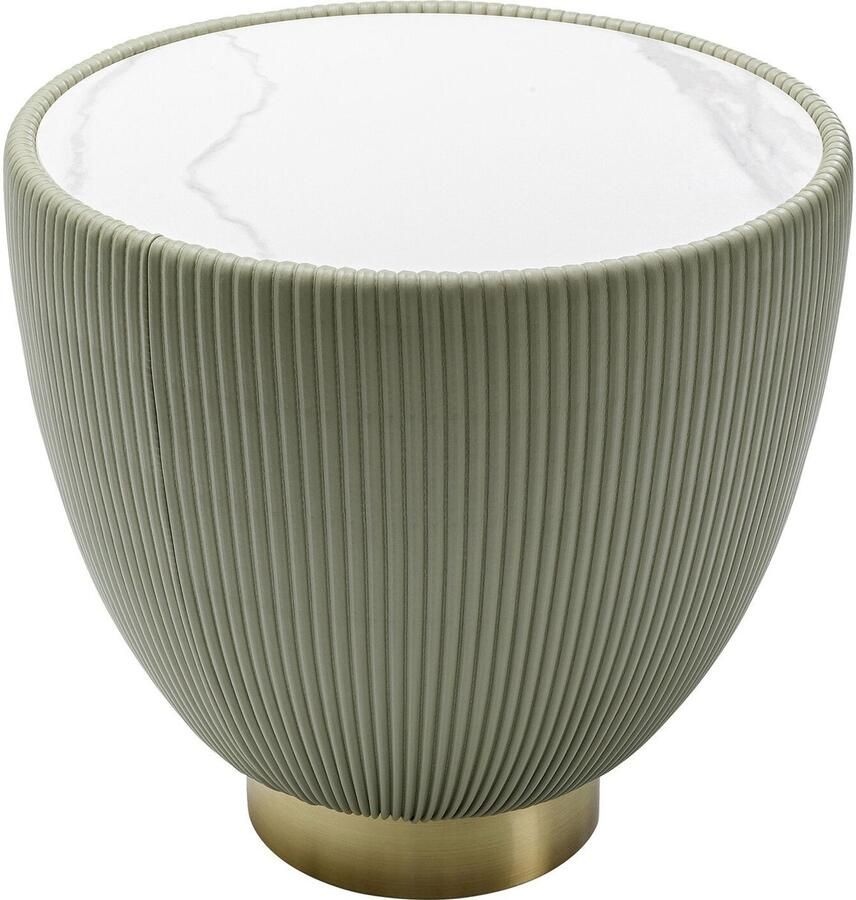 Kare Design Bijzettafel Endless Vegas Ø47cm groen