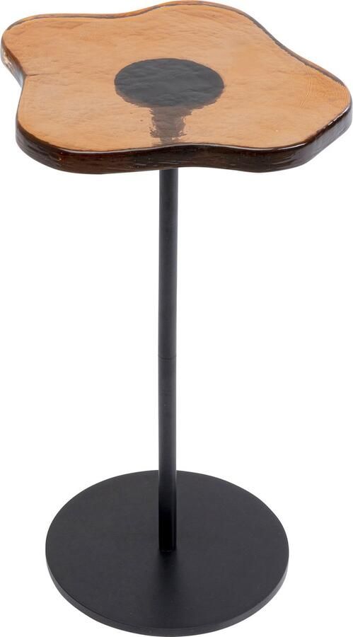 Kare Design Bijzettafel Lava Orange 30cm