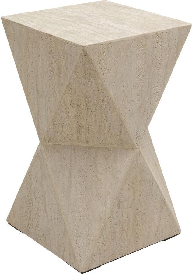 Kare Design Luxury Triangle Bijzettafel marmer