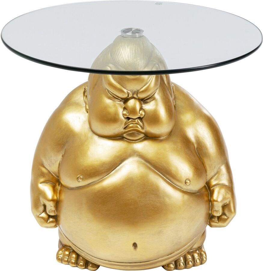 Kare Design Bijzettafel Monnik goud