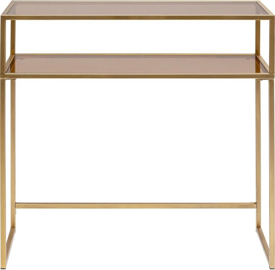 Kare Design Console Loft gouden 85x30cm