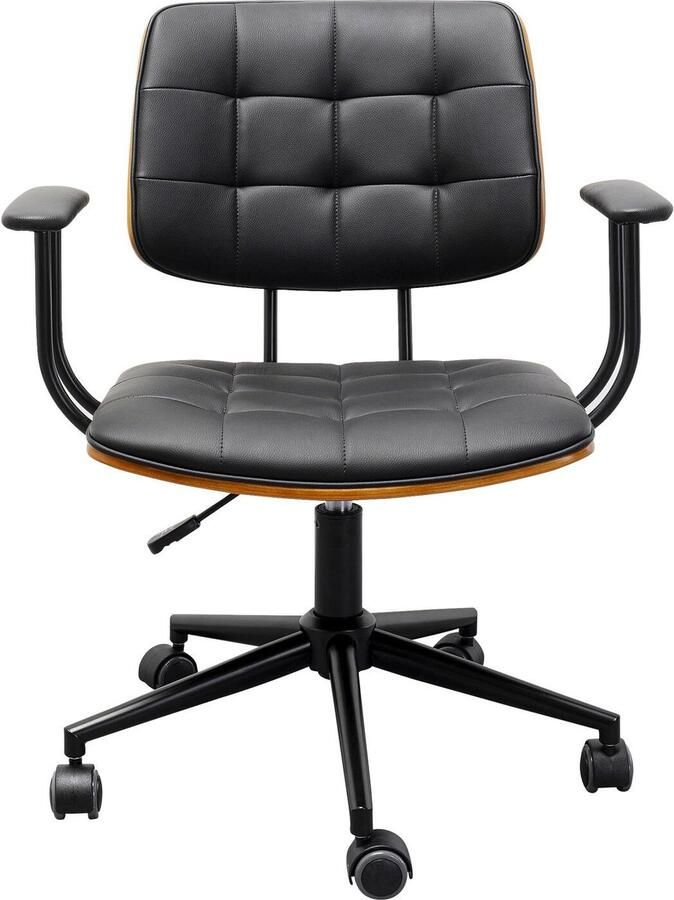 Kare Design Draaibare Bureaustoel Nelly zwart