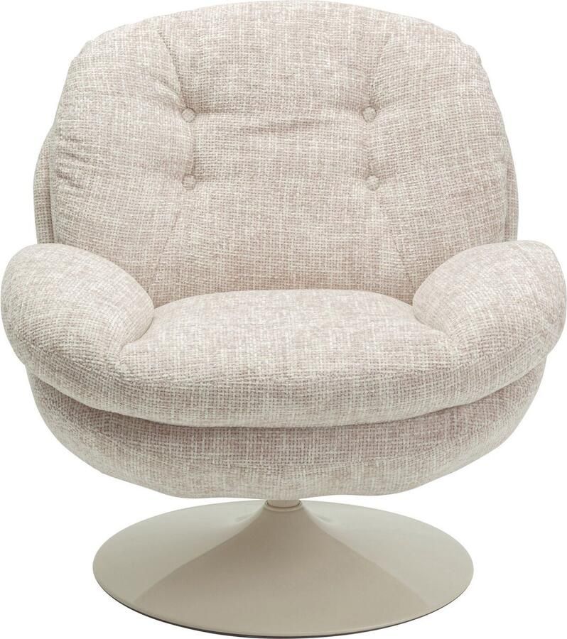 Kare Design Cosy Draaifauteuil beige