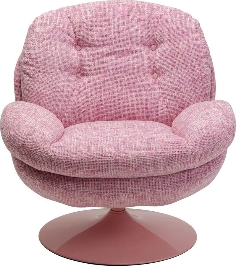 Kare Design Draaifauteuil Cosy roze