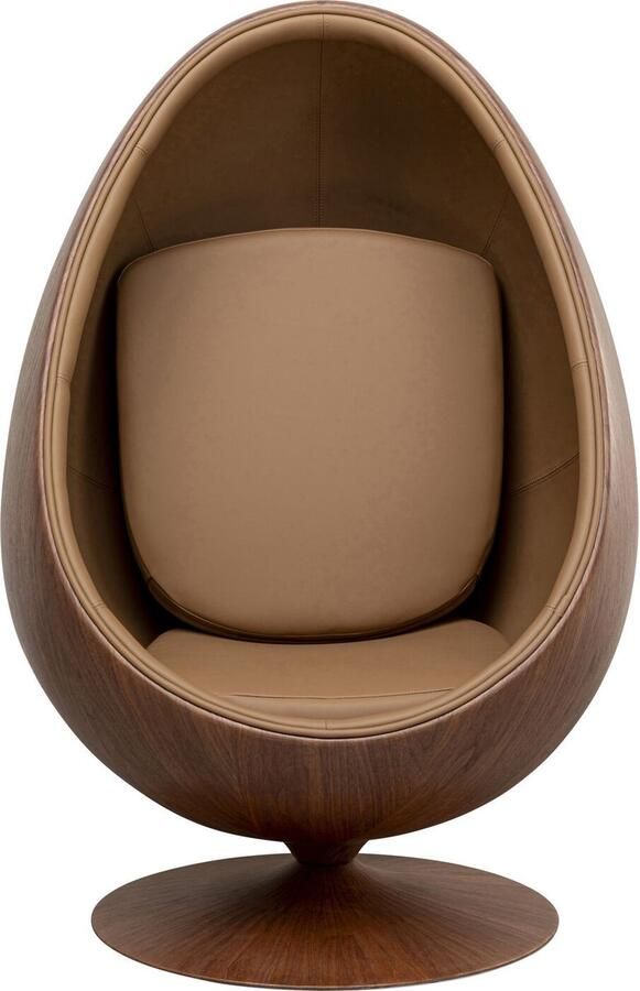 Kare Design Draaifauteuil Eye Ball walnoot