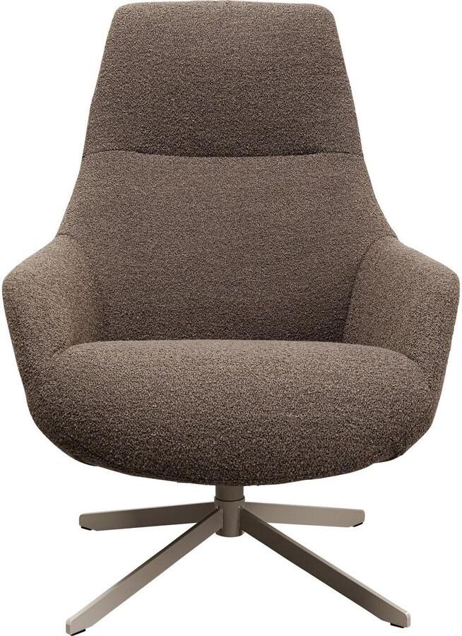Kare Design Draaifauteuil Mimi bruin