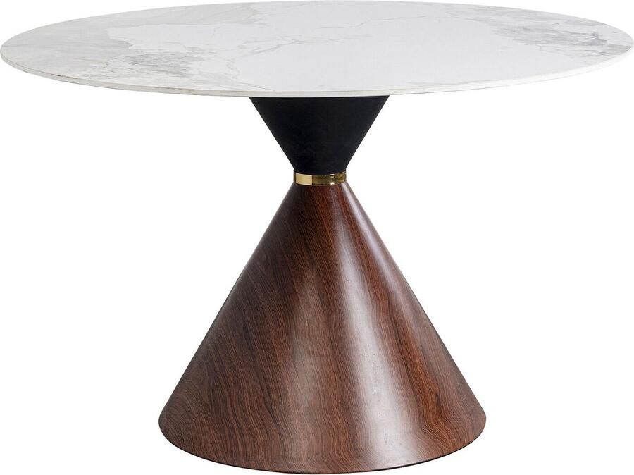 Kare Design Eettafel Cono Ø120cm keramiek