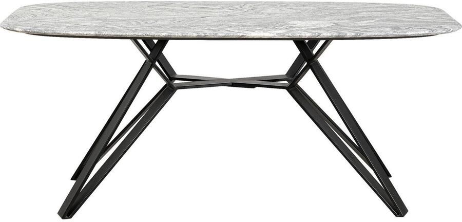 Kare Design Okinawa Eettafel 180 X 90 Cm Graniet