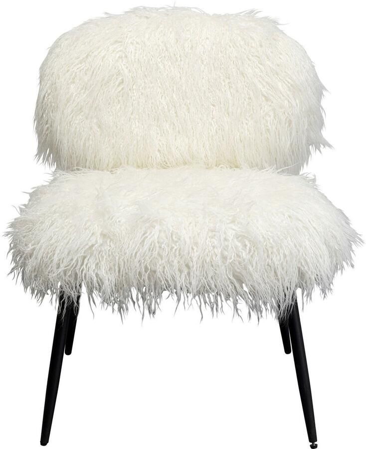 Kare Design Fauteuil Hairy wit