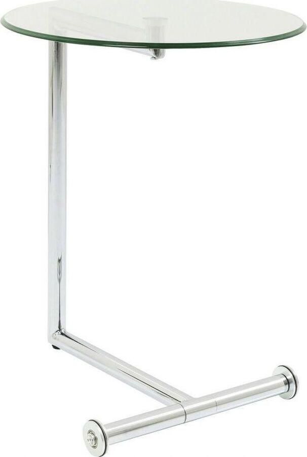 Kare Design Kare Bijzettafel Easy Living Clear Ø46cm