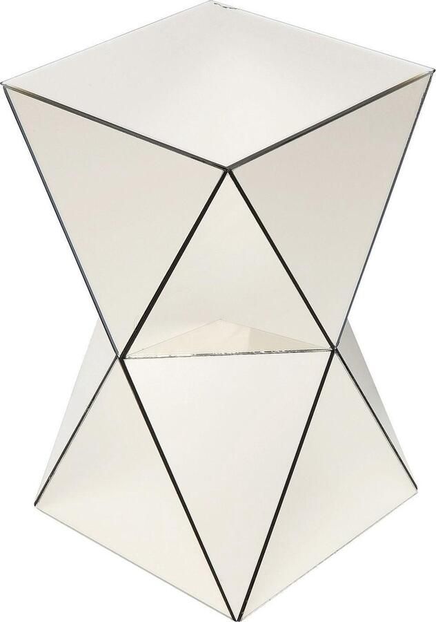 Kare Design Kare Bijzettafel Luxury Triangle Champagne