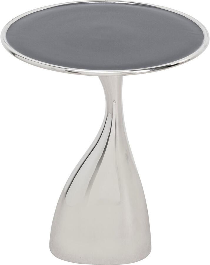 Kare Design Kare Bijzettafel Spacey Silver Ø36cm