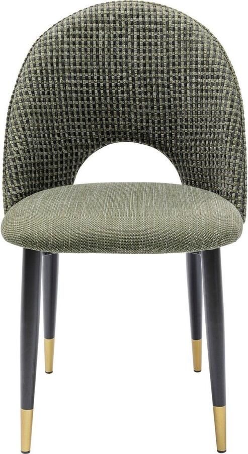 Kare Design Hudson Stoel Set Van 2 Stof Groen