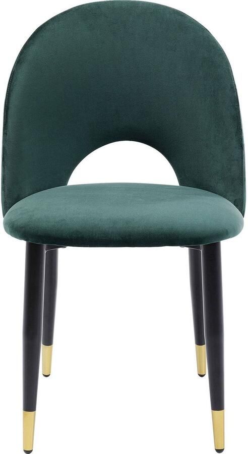 Kare Design Kare Eetkamerstoel Iris Velvet Groen