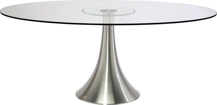 Kare Design Grande Possibilita Ovale Tafel Glas 180 Cm