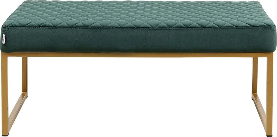 Kare Design Kare Halbank Smart Dark Green Brass 90x40cm