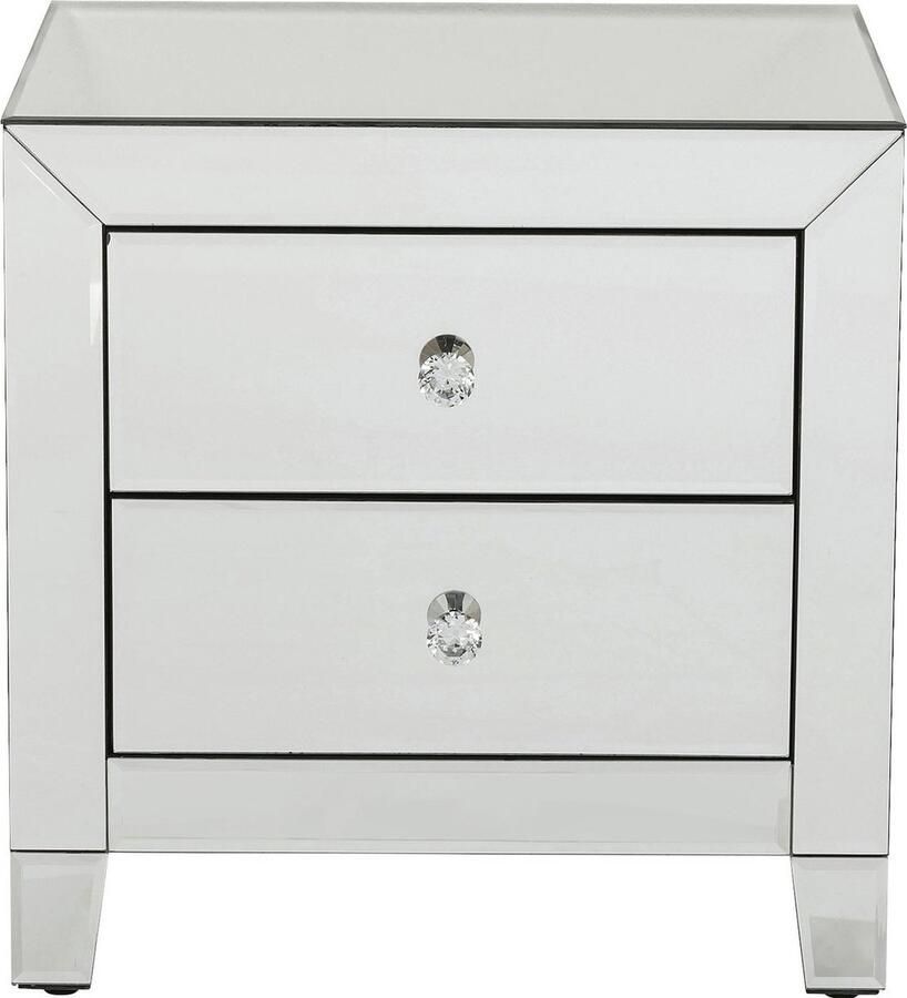 Kare Design Luxury Ladekast 2-Laden B49xD41xH50 Cm Spiegelglas