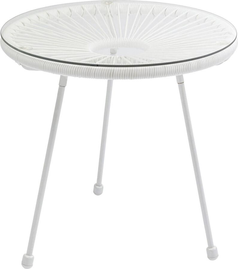 Kare Design Kare Tuin Bijzettafel Acapulco White