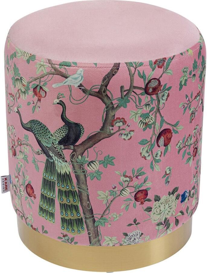 Kare Design Kruk Cherry Peacock Brass Ø32cm