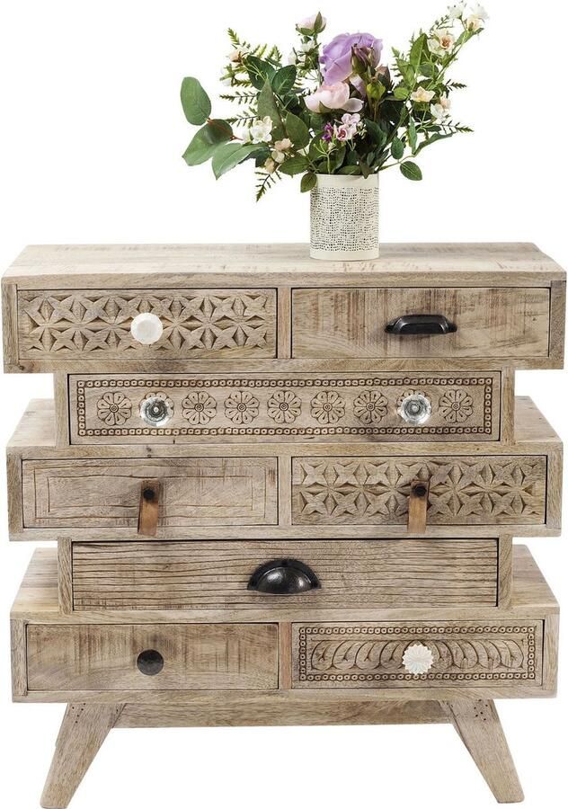 Kare Design Ladekast Puro 8 Lades Mangohout