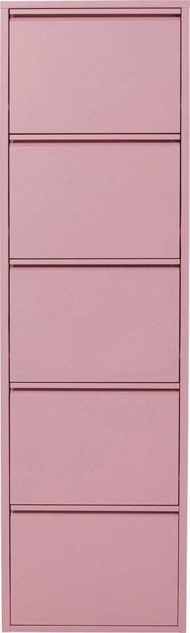 Kare Design Schoenenkast Caruso roze 5 laden - Foto 2