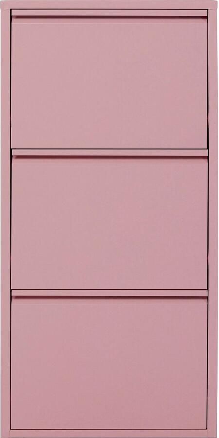 Kare Design Schoenenkast Caruso roze 3 laden - Foto 3