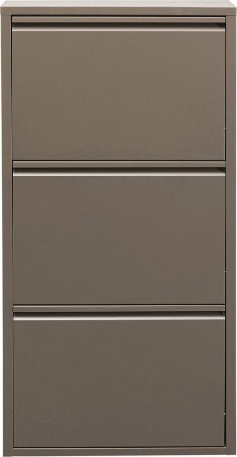 Kare Design Schoenenkast Caruso taupe 3 laden