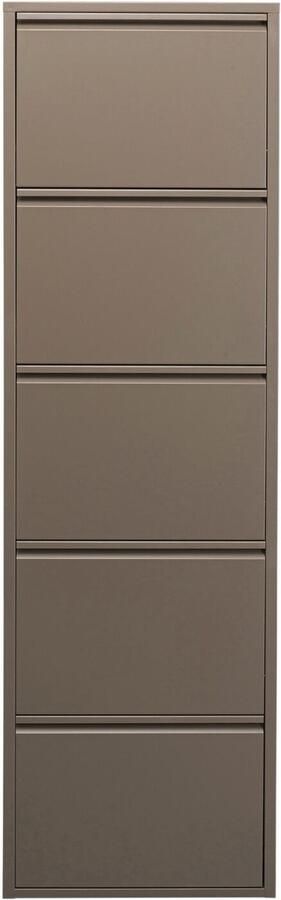 Kare Design Schoenenkast Caruso taupe 5 laden
