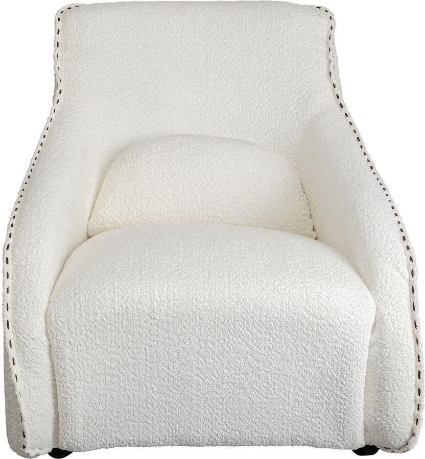 Kare Design Schommelstoel Swing Ritmo Boucle creme