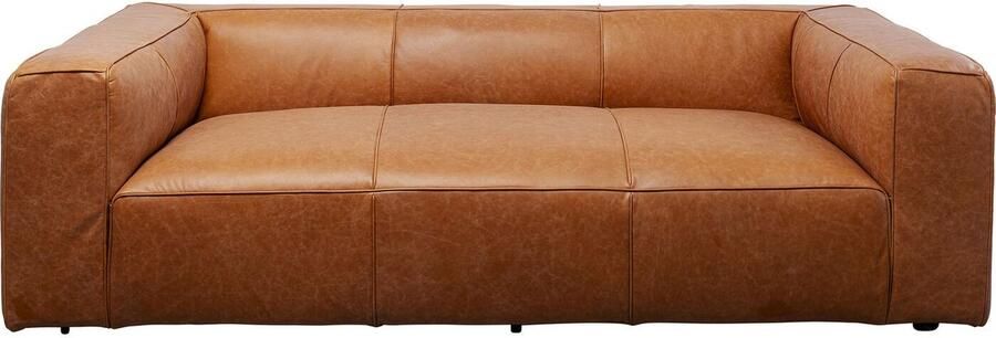 Kare Design Sofa Cubetto 3-Zits lichtbruin