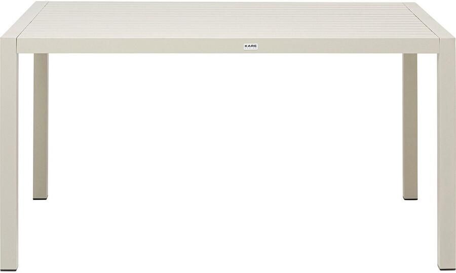 Kare Design Tuintafel Madagascar 140x80cm grijs