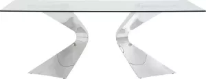Kare Design Kare Eettafel Gloria Chrome