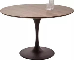 Kare Design Kare Eettafel Invitation Set Walnut Rusty 120cm