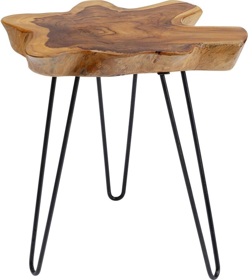 Kare Design Bijzettafel Aspen Nature 50x50cm