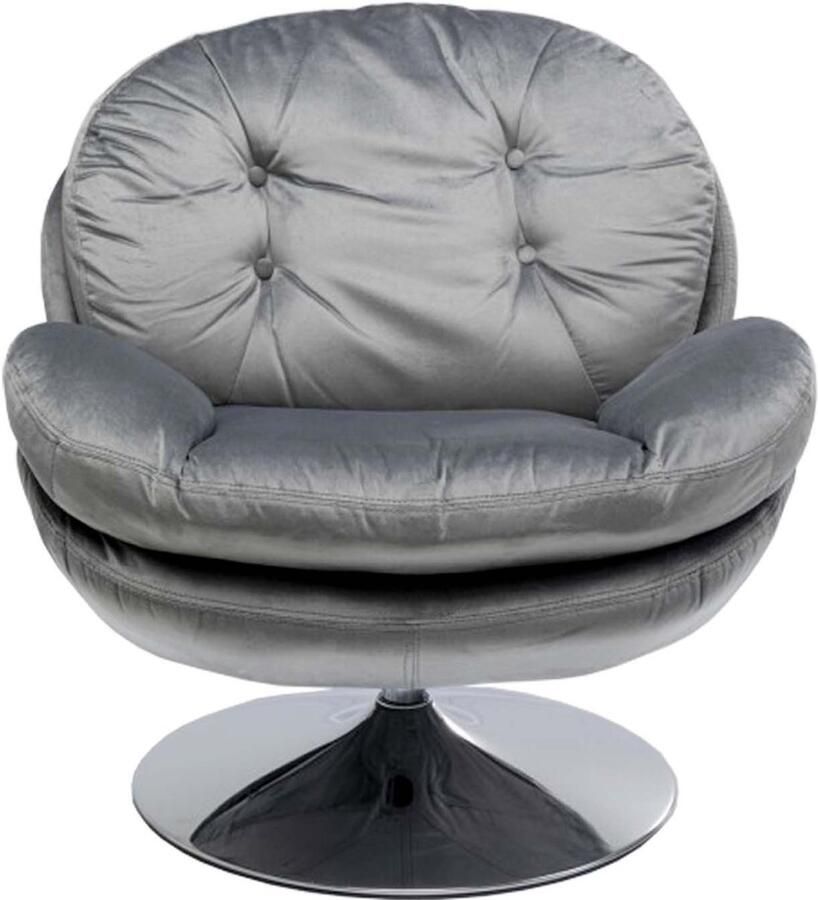 Kare Design Draaifauteuil Cosy grijs