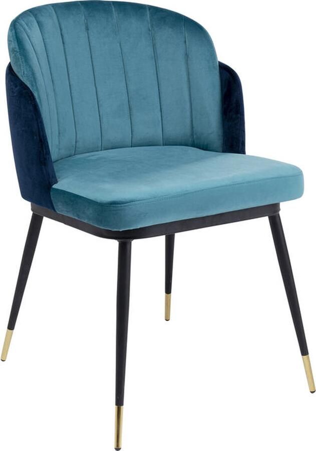 Kare Eetkamerstoel Hojas Blue