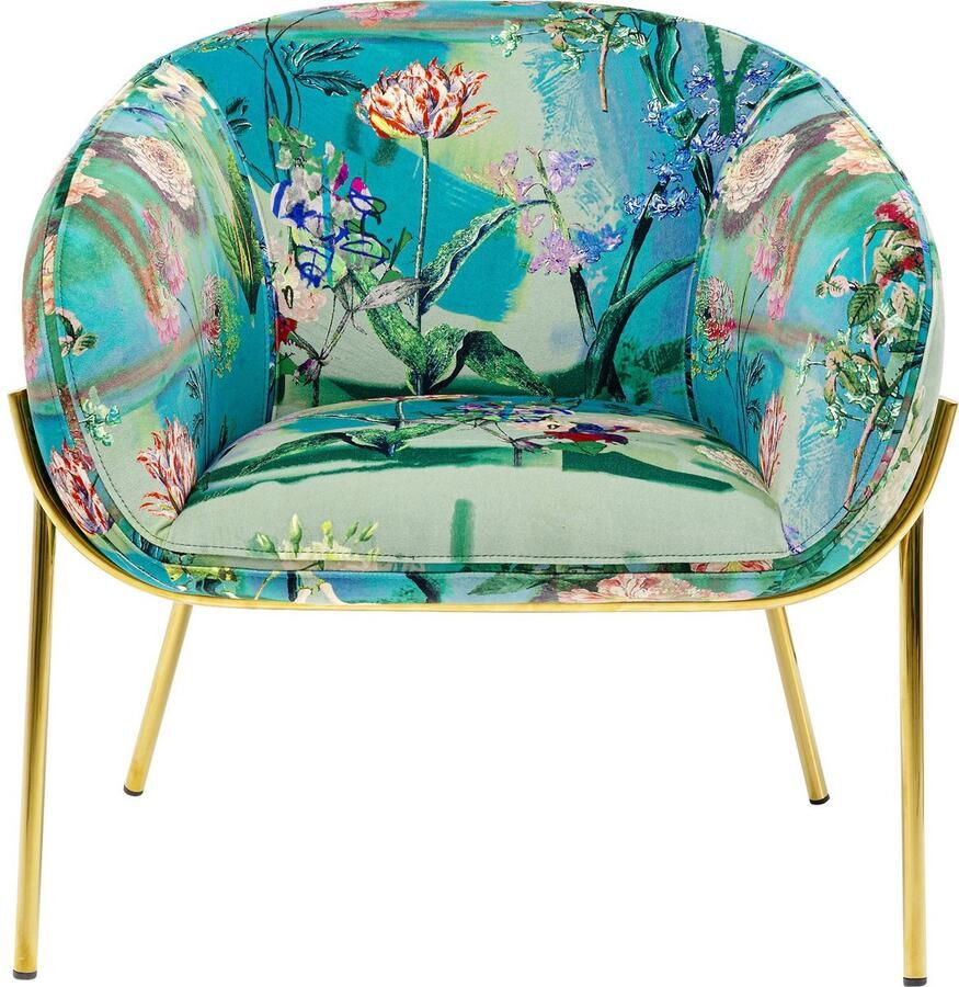 Kare Design Paradise Fauteuil Bloemenprint