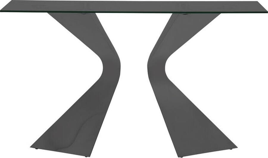 Kare Design Gloria Sidetable 140 Cm Zwart Glas