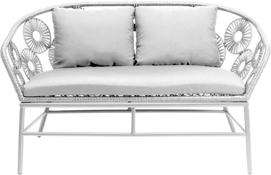 Kare Tuinbank Ibiza White