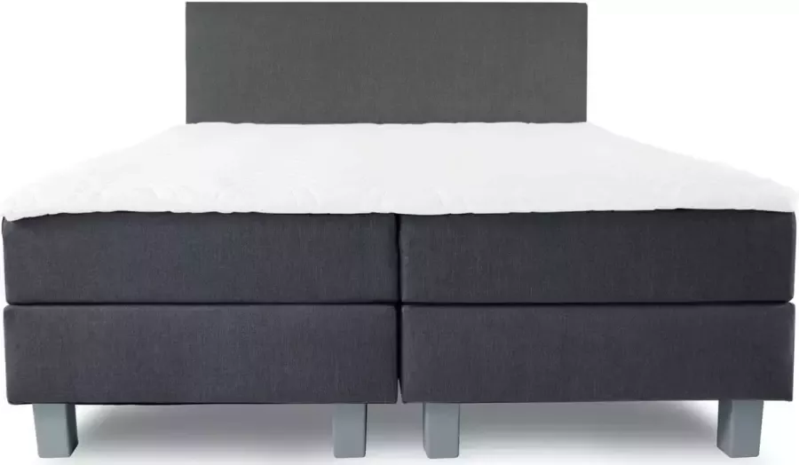 Karel Willems bedden Hotel Boxspring A Kwaliteit 160 x 200 Compleet Pocketveren 7zones matrassen- met HR Koudschuim Topper