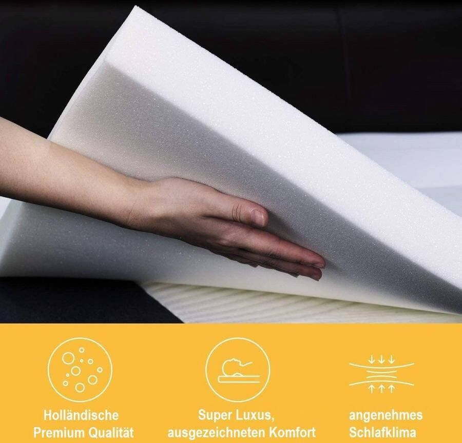 Karex Comfortschuim Matrastopper 80*200*7cm met 7 zones. Topmatras Topper - Foto 2
