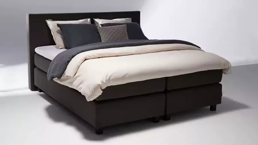 Kårlsson Karlsson Autentik Tunn complete boxspring met pocketvering matras 160x200 cm Antraciet - Foto 2